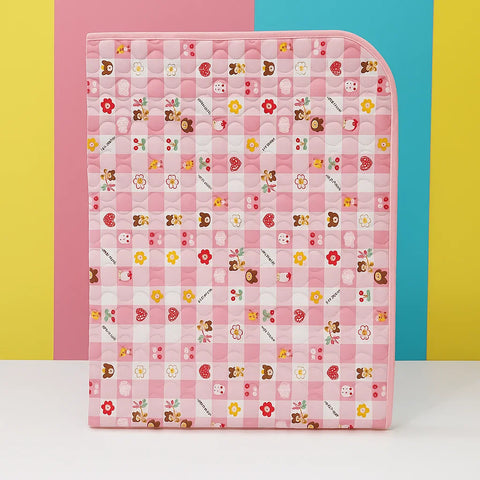 Diaper Changing Sheet - Large - Pink - Characters