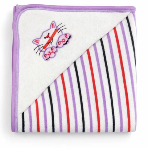 Lovely Soft - Multi Lining - Bath Towel - Purple