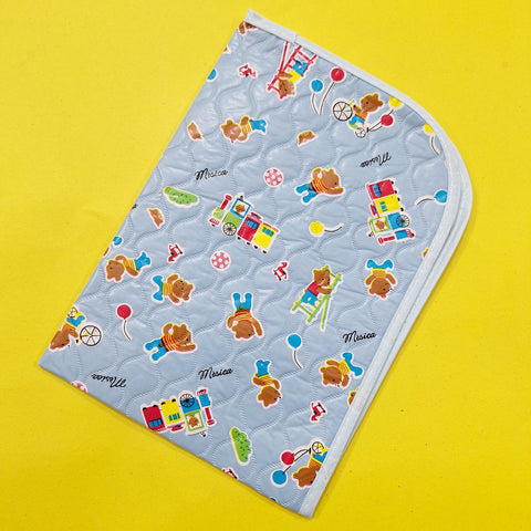 Diaper Changing Sheet - Mini - Blue - Bears