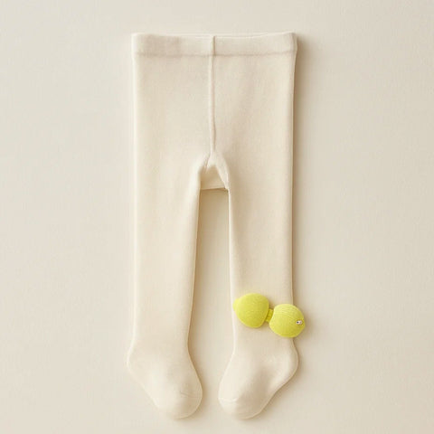 Sunny Time - Legging - Bow - Skin - (M-2-3 Years)