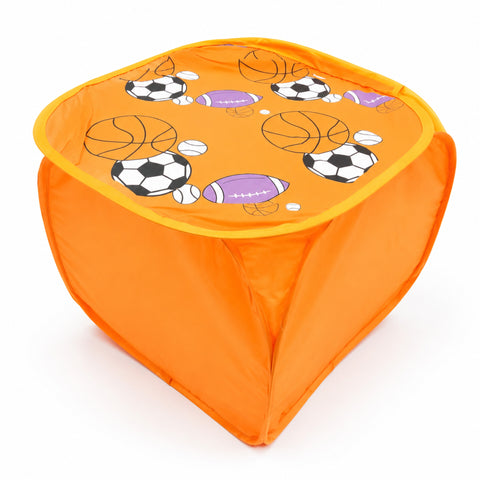 Laundry Basket - Football - Orange