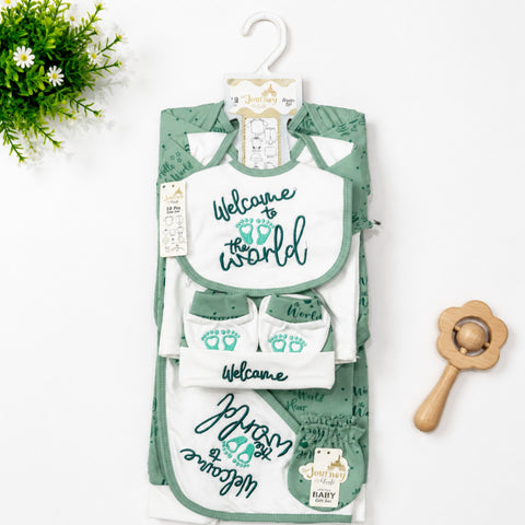 JL - Cotton Interlock - 12 Pieces - Welcome - Starter Set - Dark Green