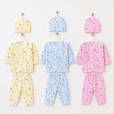 B&B - Cotton Jersey - Newborn Night Suits - BPY - Rabbit - 26