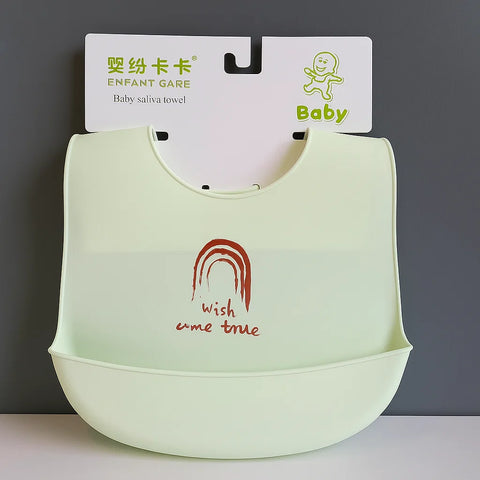 Silicon Container Bib - Yellow - Wish
