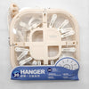 Laundry Hangers 20 Clips - Square