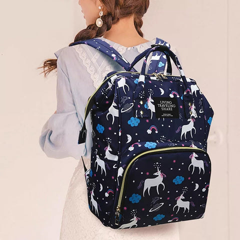 Unicorn Full Features Diaper Backpack