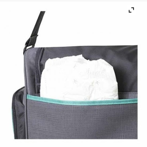 Fisher Price Aqua Gray Diaper Bag