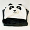 Hoodie Blanket - Black Panda