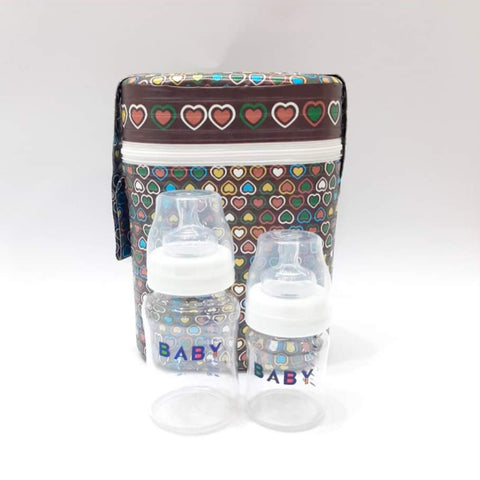 Mini-Hearts Feeder Cover With Bottles
