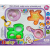 4 Pieces Baby Fun Rattle Set