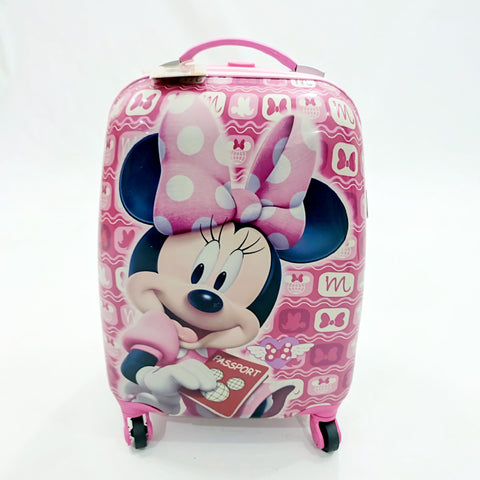 4 Wheels - Kids Travel Trolley - Pink - Minnie Mouse
