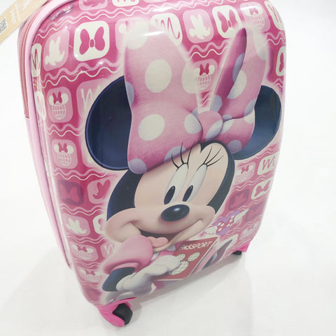 4 Wheels - Kids Travel Trolley - Pink - Minnie Mouse
