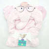 Hoodie Blanket - Elephant in Pink