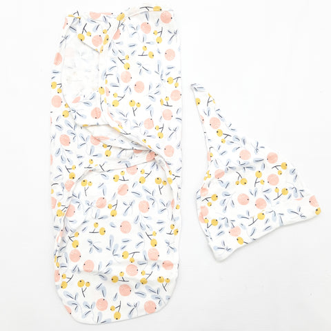 Swaddle with Cap -  Fruits