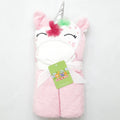 Hooded Towel - Unicorn in Pink