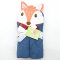 Hooded Towel - Fox in Blue