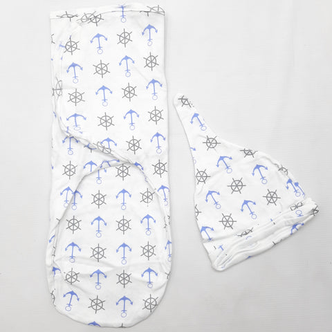 Swaddle with Cap - Anchors