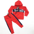 Super Kid Track Suit - Red & Blue