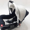 Bright Stars Carry Cot - Gray & Black