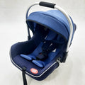 Bright Stars Carry Cot - Blue & Navy Blue