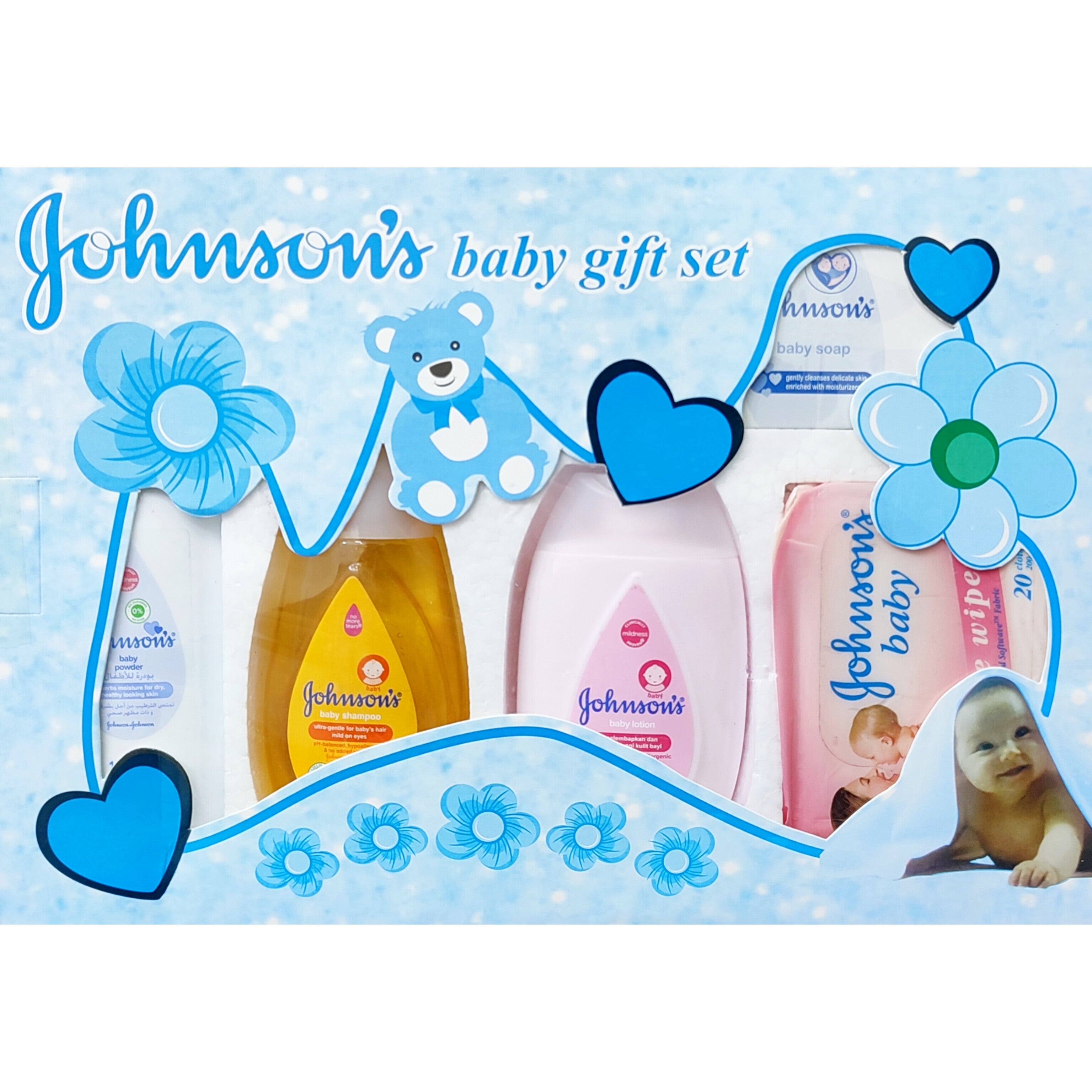 5 Pieces Johnson s Baby Gift Set