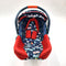 Jumbo Baby Carry Cot - Blue & Blue Cars Red