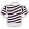 High Neck - Purple & White