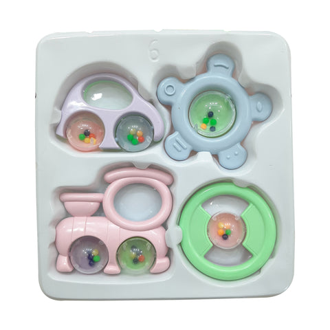 4 Pieces Sway Bell Rattle Set