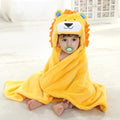 Hoodie Blanket - Lion in Yellow