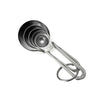 STAINLESS STEEL MEASURING CUPS AND SPOONS BAKING TOOL SET OF 4
