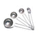 STAINLESS STEEL MEASURING CUPS AND SPOONS BAKING TOOL SET OF 4